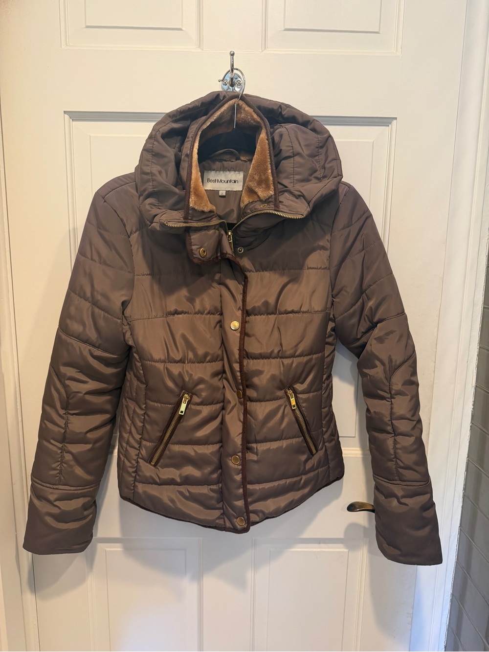 Best Mountain iridescent Quilted Puffer Jacket